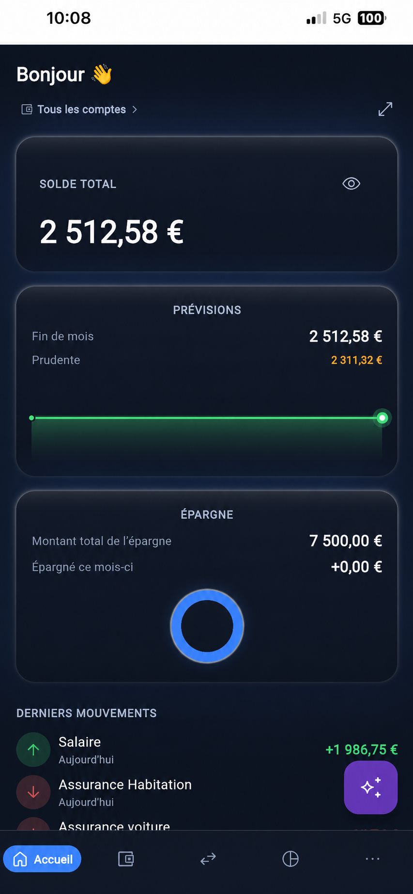 Comptio sur mobile